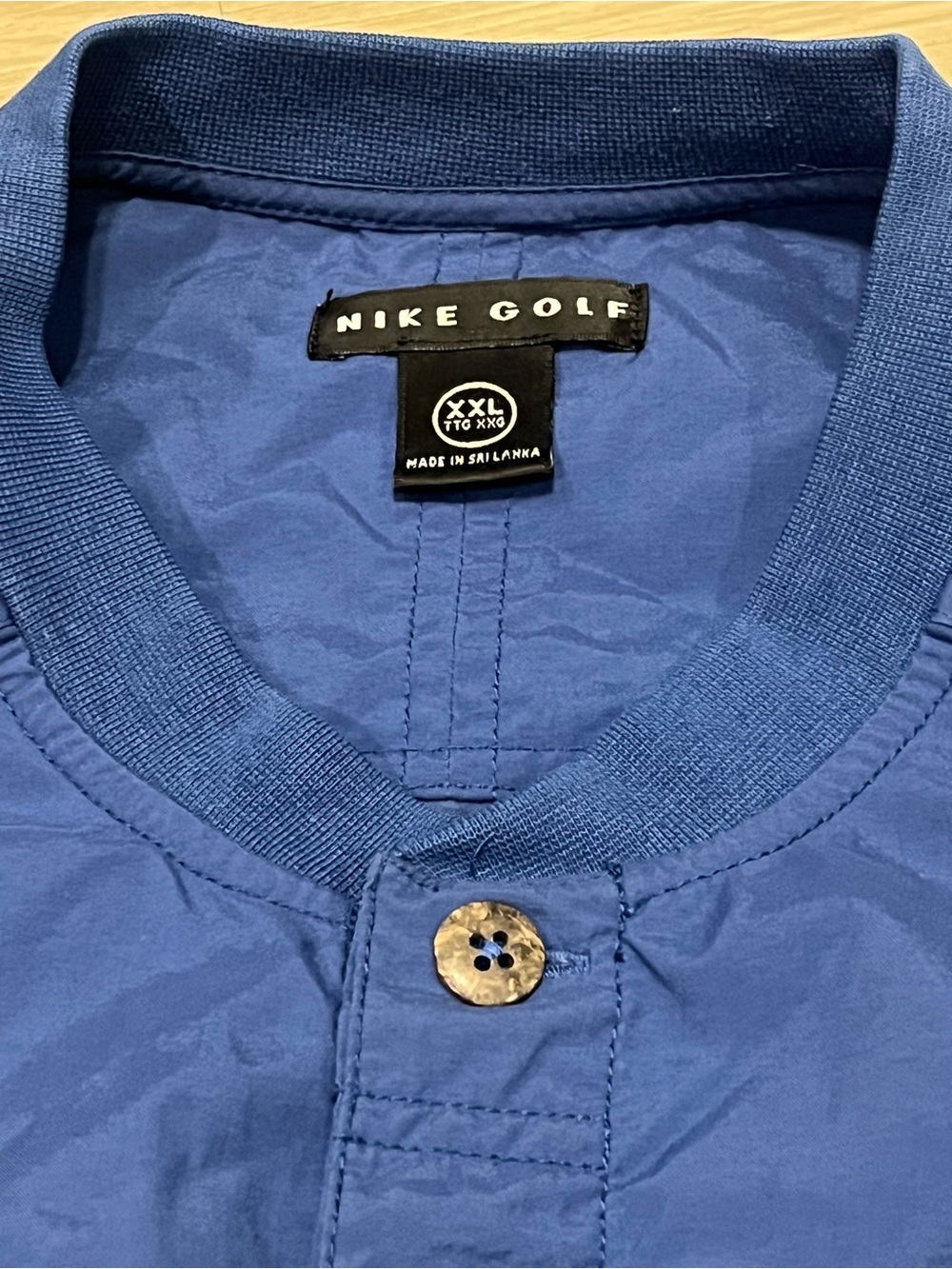 Nike Golf Men’s Royal Blue Polo Jacket